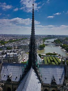 Notre Dame spire