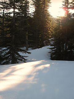 Late Afternoon Sun on the Snow