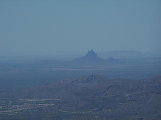 Zoom over Oro Valley of Picacho Pk.