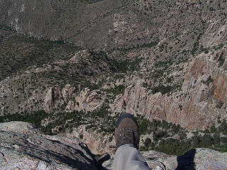 Boot shot from Table Mtn.