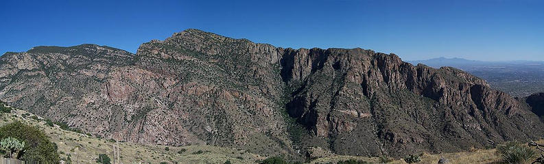 Pima Canyon hills