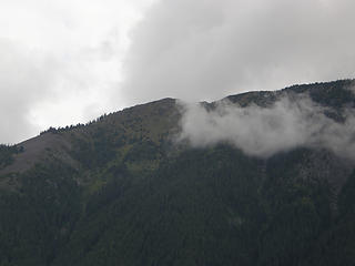 Views of Mailbox peak from Iron Horse trail.