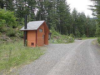 Alice Creek backcountry campsite.