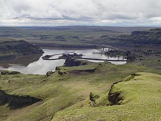 Lyons Ferry area. Three rivers join here; The Palouse, Tucannon and Snake. The bridge was the original span across The Columbia River in Vantage and was brought here and reassembled.