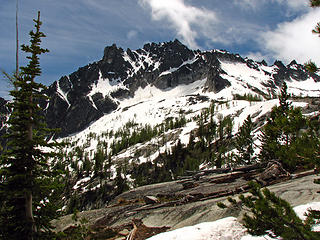 McClellan Peak from the Snow Creek outlet