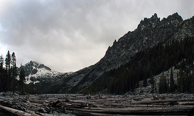McClellan and The Temple from Snow Lake Dam