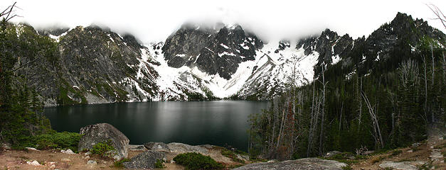 Colchuck Lake with Dragontail and Colchuk Peaks