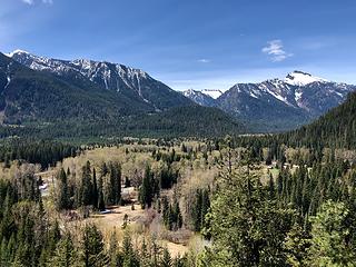 View towards Mt. David from the Twin Lakes Trail 5/3/19
