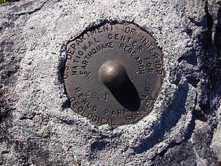 marker on Meany Crest