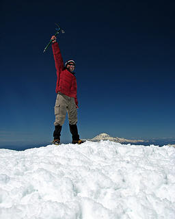 On the summit of Mount Adams (12,276':)!!!