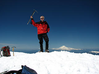 Martin on the summit (Thank you!)