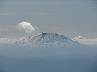 Mount Saint Helens releasing steam