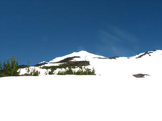 First view of Mount Adams' Pikers Peak