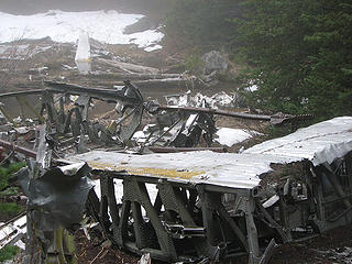 More plane wreckage