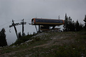 Ski Lift on the Back Side of Stevens Pass