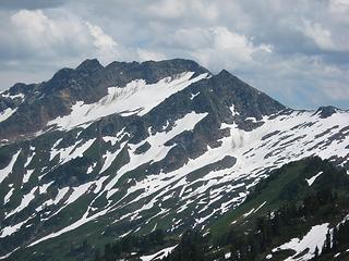 the north face of Indian Head Peak