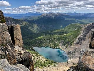 Tungsten Lake from Apex Mountain 7/28/19