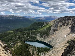 Tungsten Lake from Apex Mountain 7/28/19