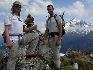 Gimpilator and I at the summit of Portal Peak