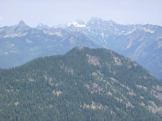 Mt. Catherine (foreground) & various other pks. beyond