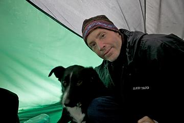 Tent-bound with hound