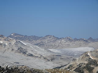Low glacier below Muon Mtn.