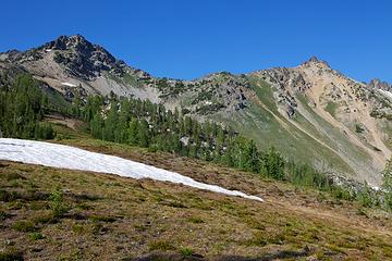 Entiat crest, Chilly peak to far right
