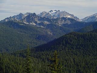 Mt Daniel at just under 8000' is the King County highpoint.
