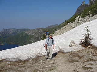 Movenhike and Steve in the Upper Enchantments.