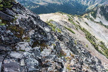 ridge from lost summit block