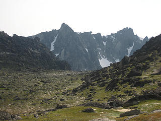 Sharp peaks  from Druid Plateau
