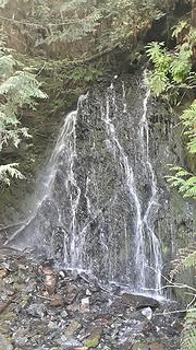 Waterfall on South Fork Nooksack on PNT