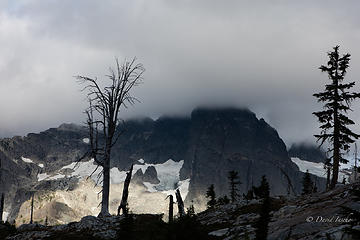 Chimney peak glacier