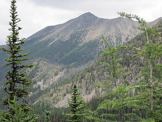 View to Many Trails Peak from Butte Pass