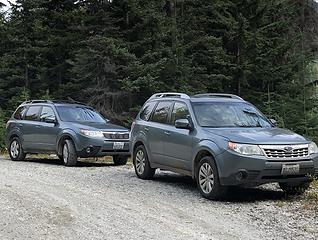 Cloning Subarus - that's what happens on lonely mountain roads