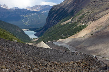 Lake Louise (hikers on lower right)