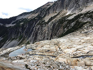 The slabs around Upper Blum Lakes