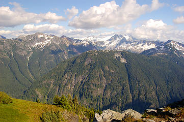 Looking east from the ridge