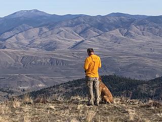 Barry & Cooper checking out Methow Valley