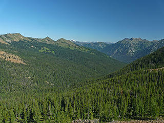 Forested valleys