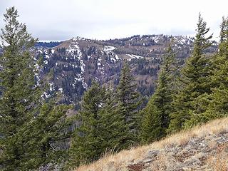 Toward Diamond Peak from Ray Ridge.