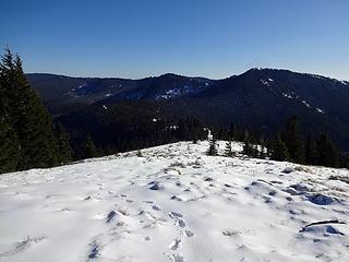 Marks Butte and Freezeout Ridge.