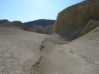 untouched terrain above 20 Mule Team Canyon