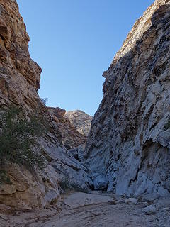 Hiko Springs Canyon narrows end