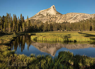 Cathedral Mountain reflection