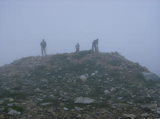 Hikers in the Mist
