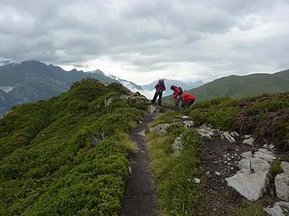 icky weather along the Aiguillette des Posettes!