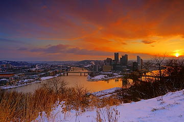 Dawn over Pittsburgh