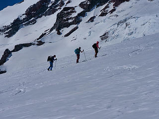 Climbing the Muir Snowfield