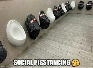 social pisstancing